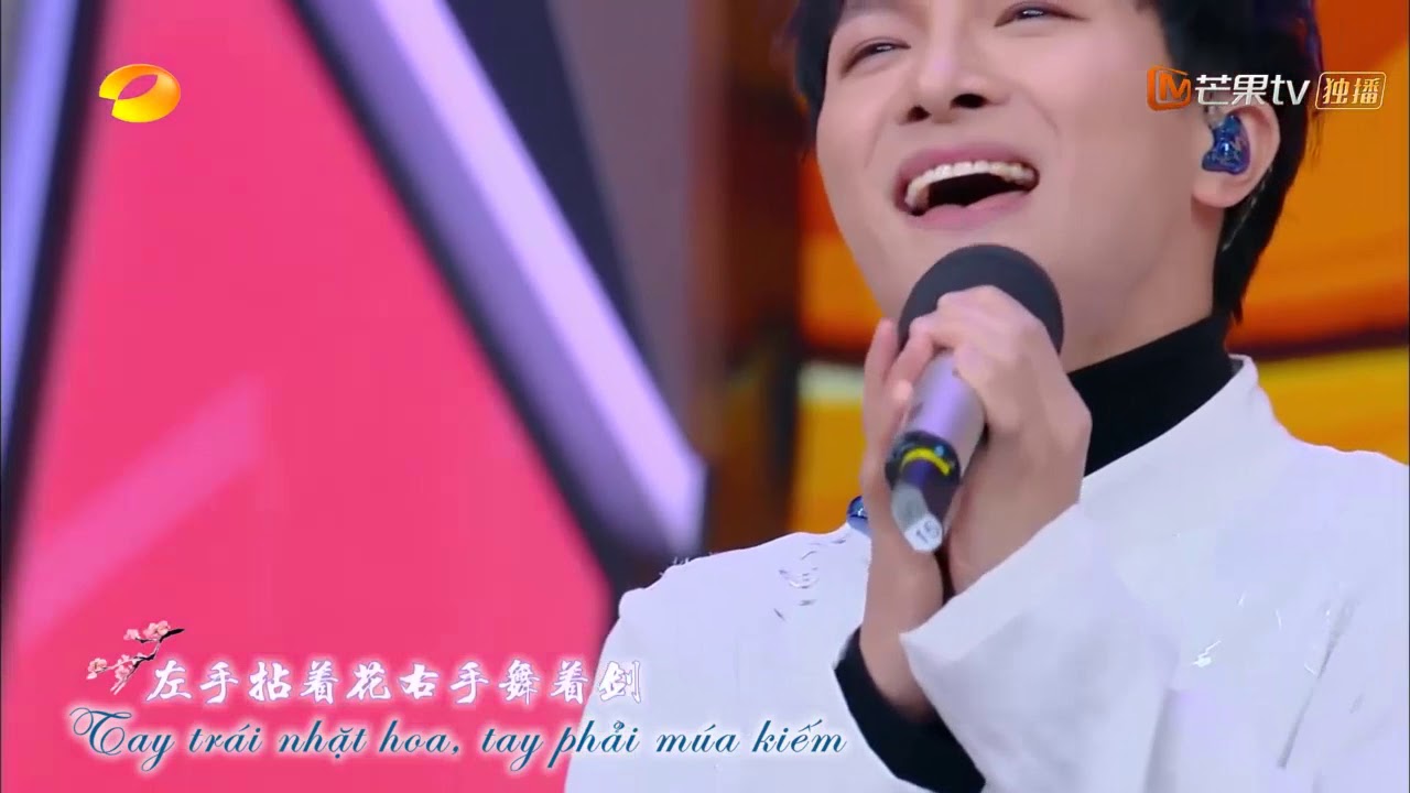 Ch&acirc;u Th&acirc;m  - Tay tr&aacute;i chỉ trăng (Vietsub) (Happy Camp) (Hương mật tựa kh&oacute;i sương OST)