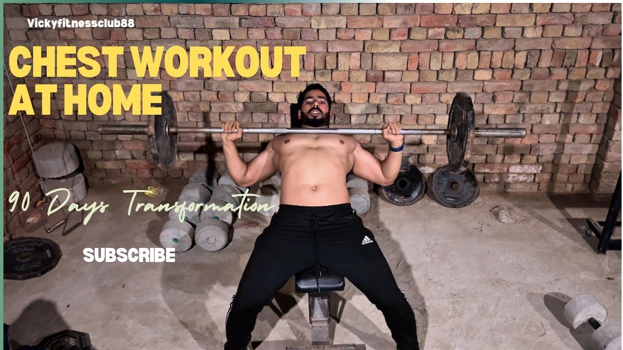 90 Days Free Diet Plan 💪 Day 77 Chest Workout | Build Strong Chest