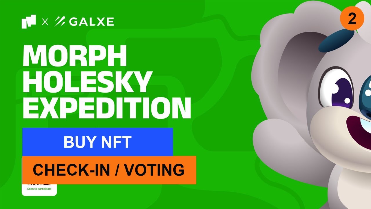 Morph Holesky (P2) - Buy NFT in Morpha marketplace, check-in, voting for Dapp in Morph ecosystem