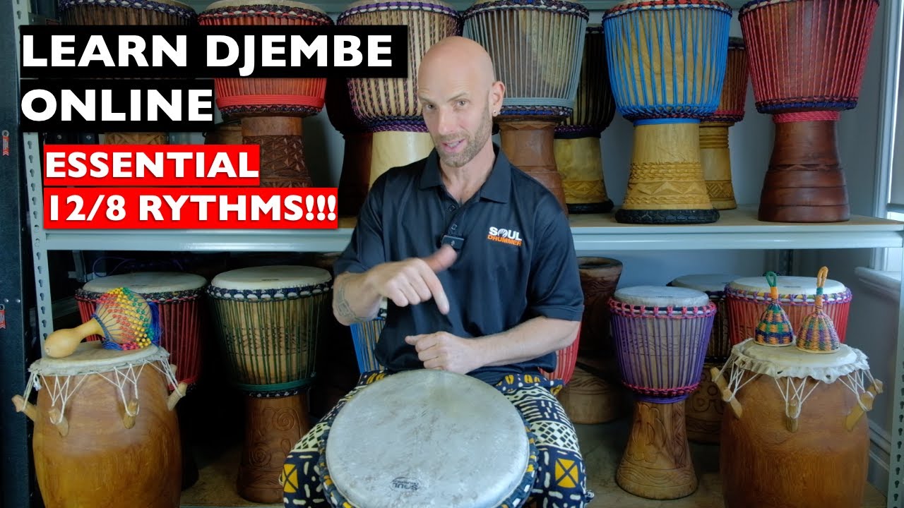 2 ESSENTIAL Djembe Rhythms in 12/8 | Learn Djembe Online