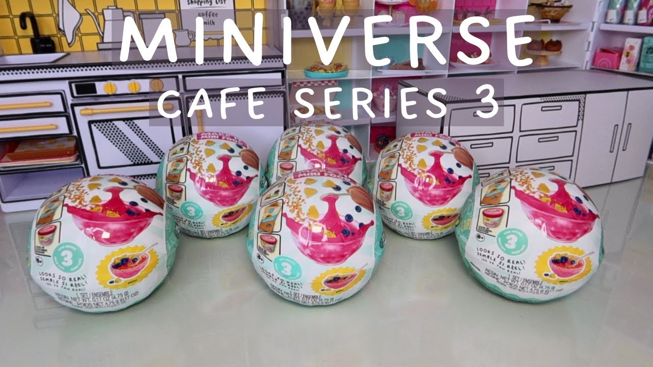 Miniverse Cafe series 3 NEW collectibles and recipes