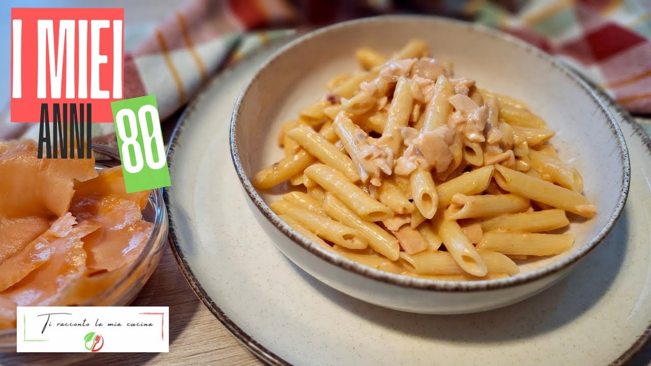 PASTA ROSA CON SALMONE | Il piatto dei miei indimenticabili anni 80