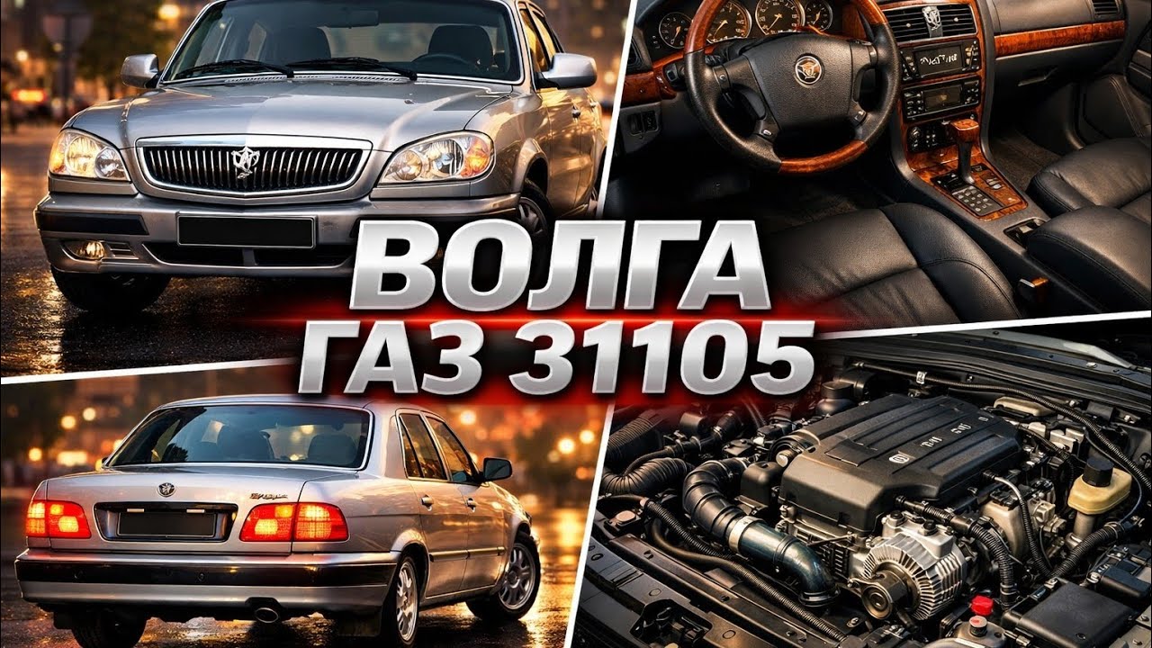 ВОЛГА ГАЗ 31105 – ЛЕГЕНДАРНЫЙ РОССИЙСКИЙ СЕДАН | ИСТОРИЯ, ОБЗОР И ФАКТЫ