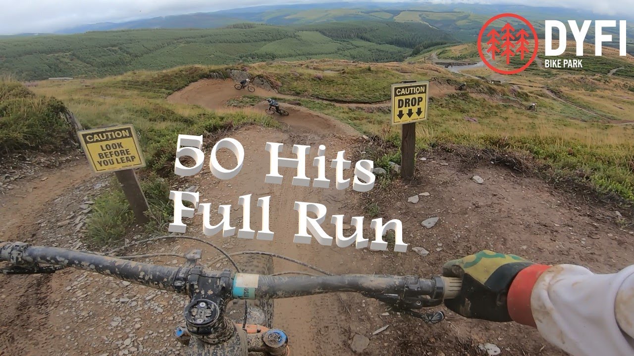 DYFI Bike Park - 50 Hits - Wet Full Run with Commentary #gopro #dyfi #dh