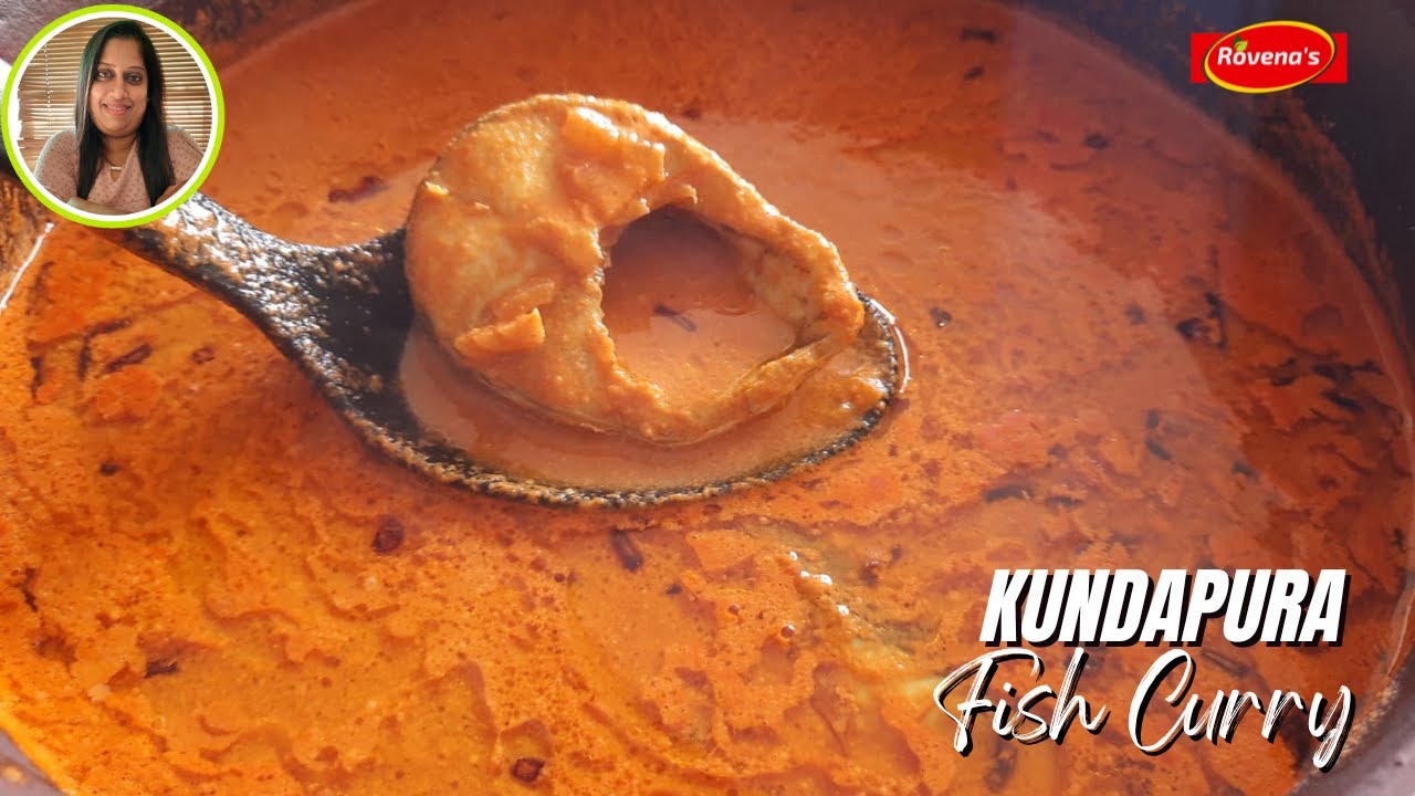 Kundapur Fish Curry | Fish Curry with Coconut | Mangalorean Fish Curry with Coconut Milk |