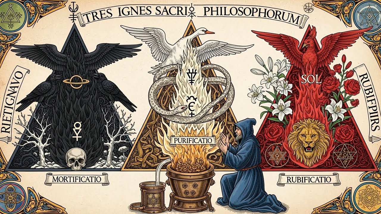 The Philosopher's Furnace — The 3 Sacred Heats of Alchemical Thought (Jung + Alchemy)