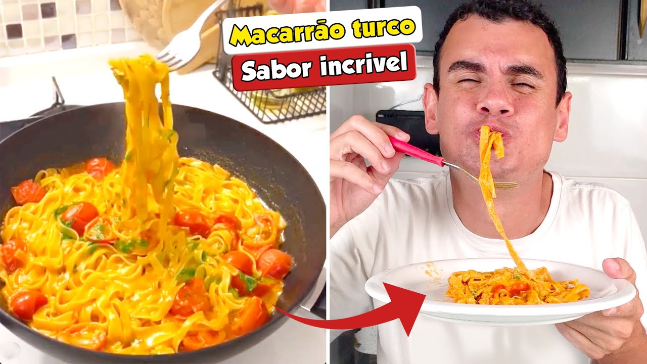 MACARRÃO TURCO, FÁCIL E DELICIOSO - Fubá online