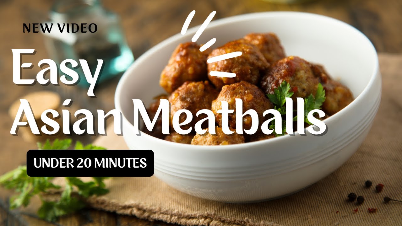 Easy Asian Pork Meatballs | Quick and Easy Recipe