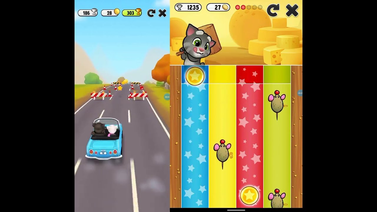 My Talking Tom new version vs old version (1)