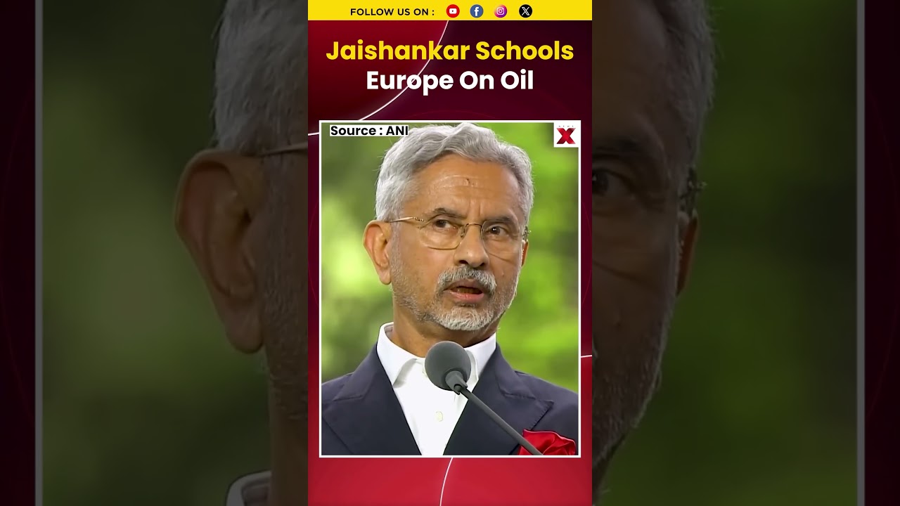 #mustwatch Jaishankar Gives Reality Check in Europe Over India&rsquo;s Russian Oil Purchases