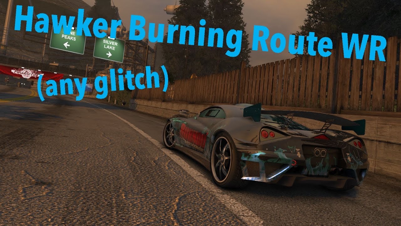 Burnout Paradise Remastered: Hawker Burning Route WR - 1:42.70 (any glitch)