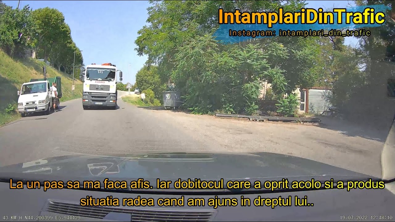 Dupa curba m-am trezit cu camionul pe sensul meu. Voi ce ati fi facut?
