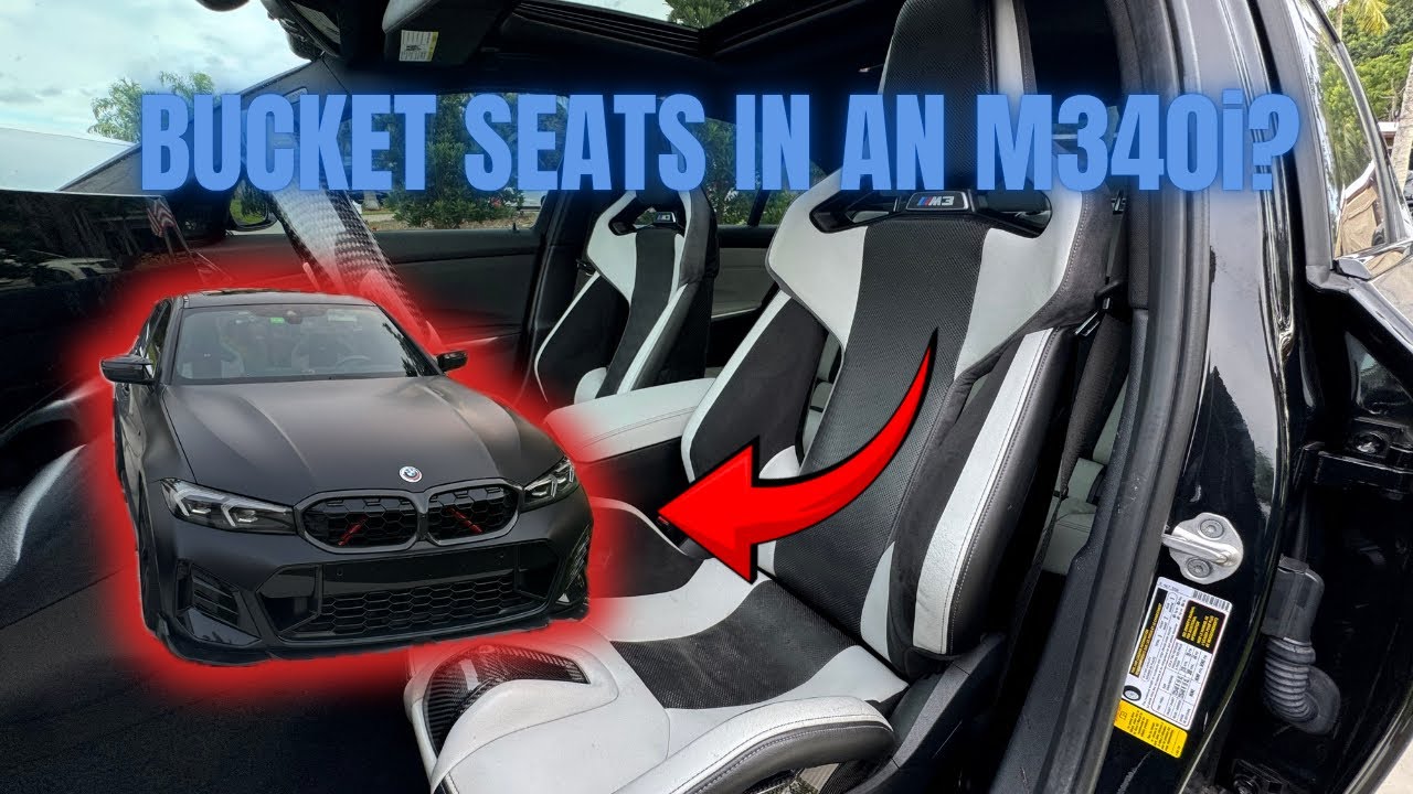 I PUT CARBON BUCKET SEATS IN MY M340i!