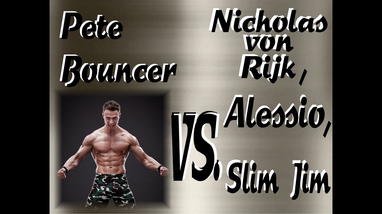 GWF BWN 28/ Handicap Match - Pete Bouncer VS. Nicholas von Rijk, Alessio, Slim Jim