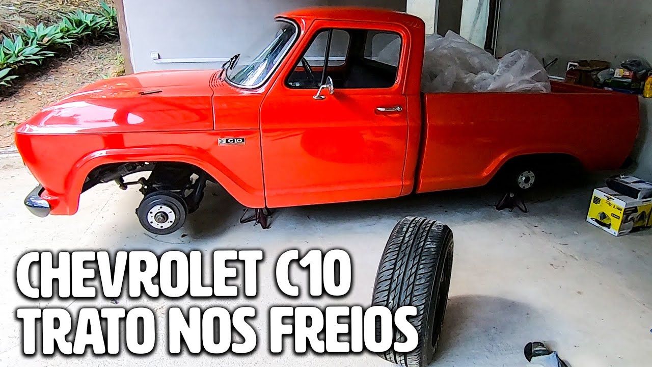 Últimos Ajustes Nas RODAS NOVAS🤘😎da CHEVROLET C10 + Limpeza de Freios