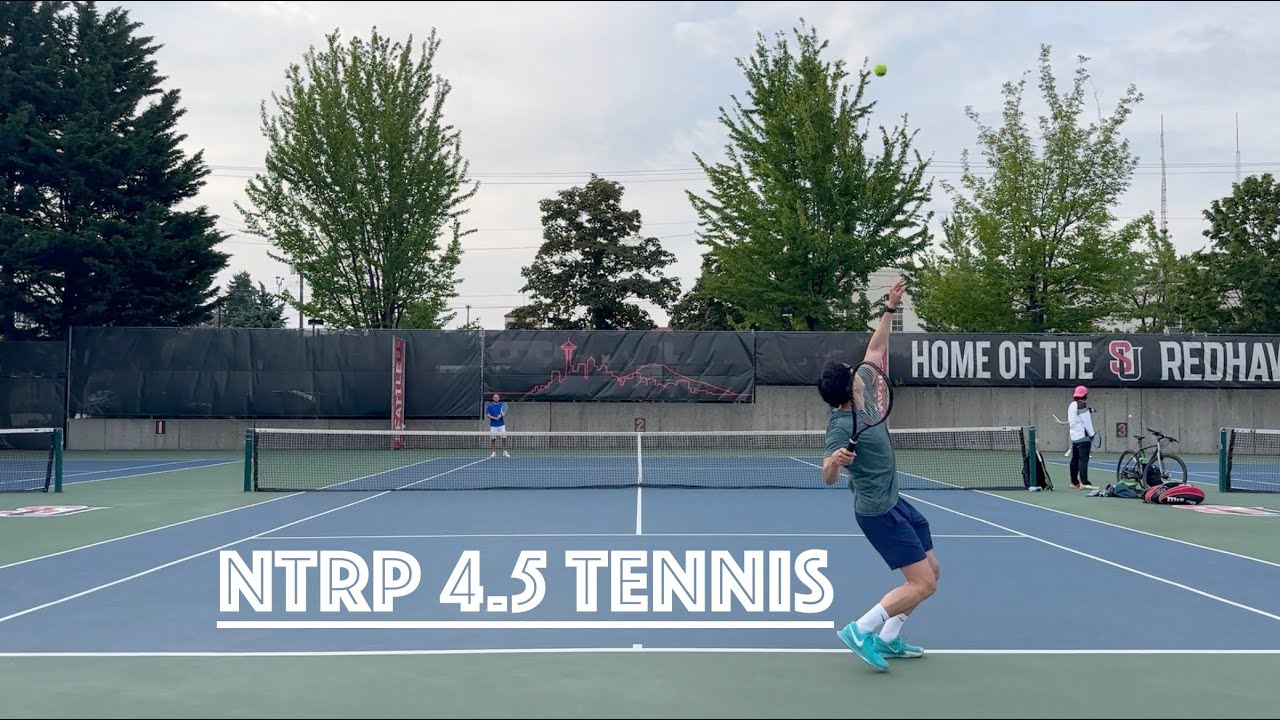 NTRP 4.5 Tennis - The last set with 15 year old racket edition
