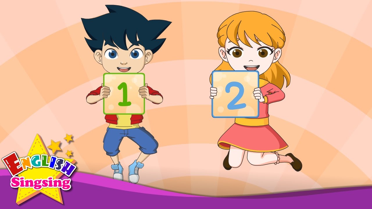 One, Two, Buckle My Shoe - counting out rhyme - English Nursery Rhyme - Kids number song with lyrics