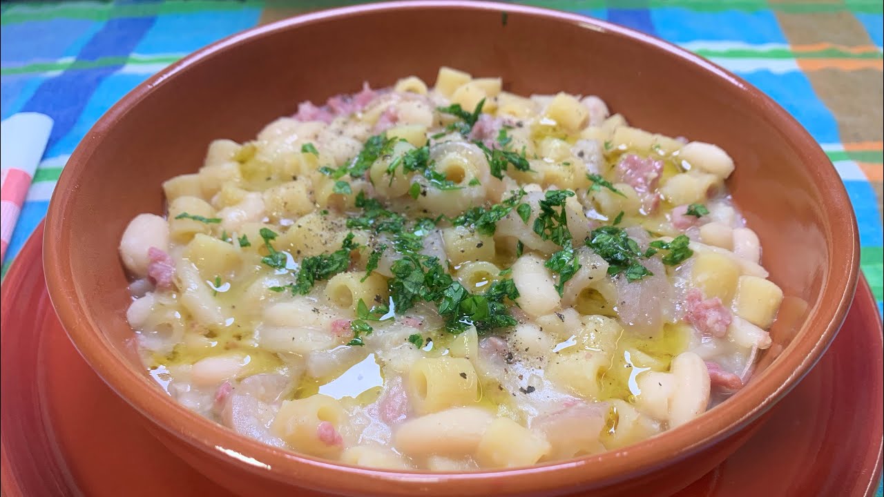 Pasta e Fagioli con le cotiche, Ricetta Originale