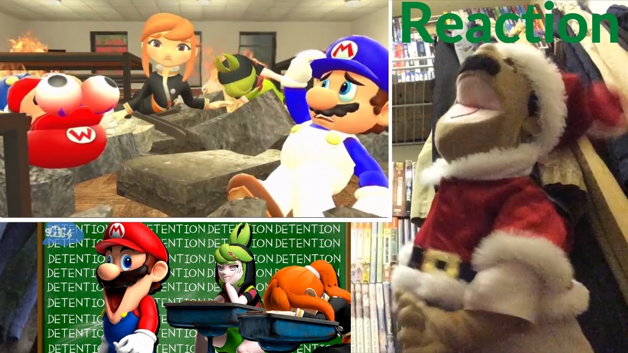 SMG4 Revelations Arc: Mario Suffers Infinite Detention Reaction (Puppet Reaction)