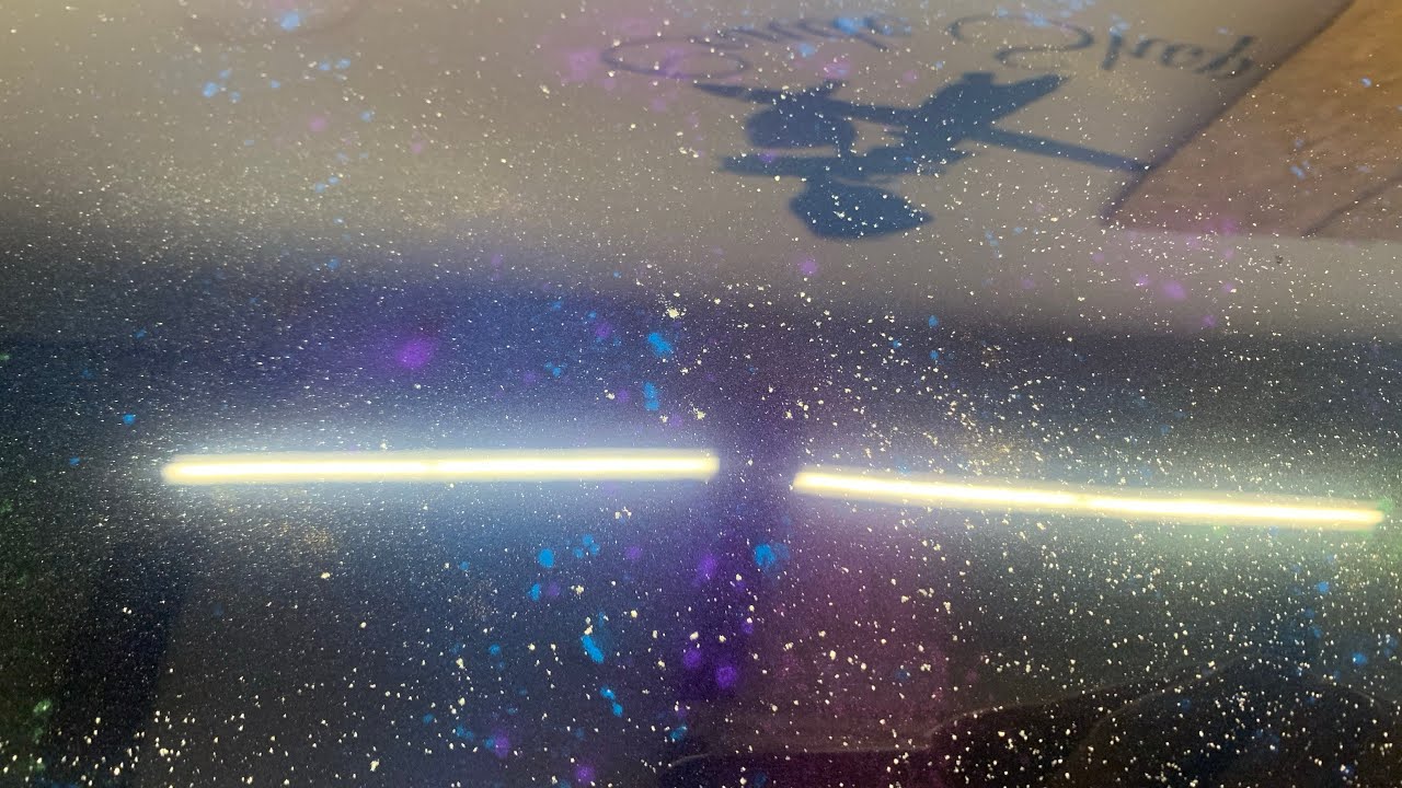 Galaxy space paint job