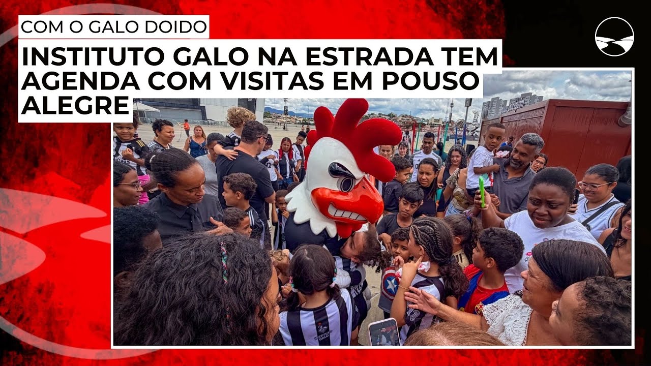 Com o Galo Doido: Instituto Galo na estrada tem agenda com visitas em Pouso Alegre