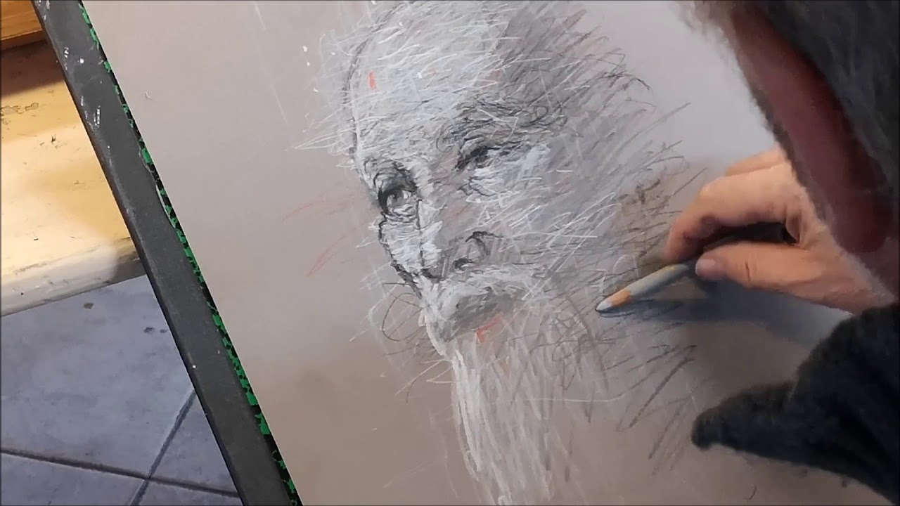 COMMENT REALISER FACILEMENT UN PORTRAIT IMAGINAIRE EN DESSIN PASTEL