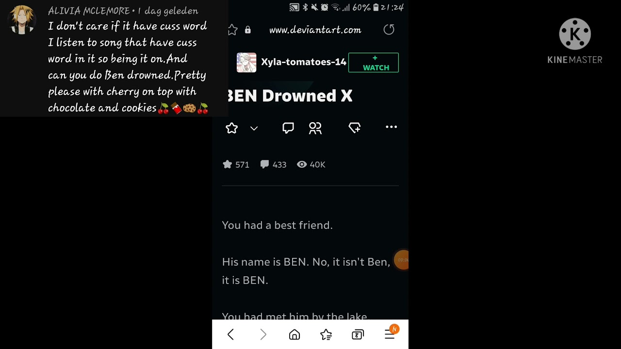 🎮BEN Drowned x Reader🎮part 1 reguested