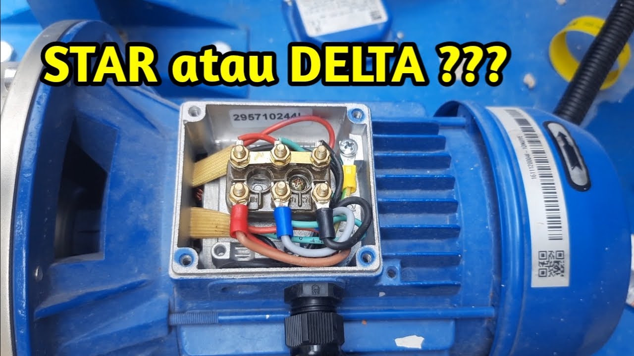 Sistem koneksi DOL motor 3 phase