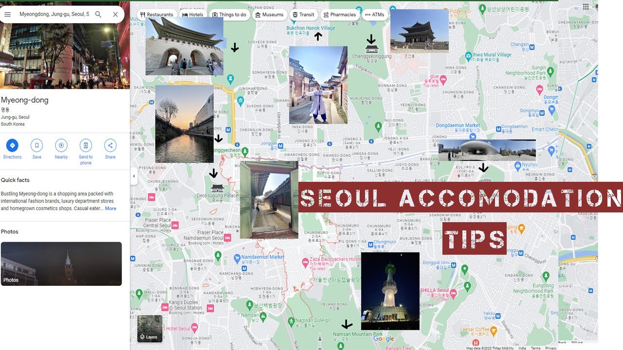Seoul Accommodation Tips: Central Stay, Metro Access & 10 attractions on Google Maps