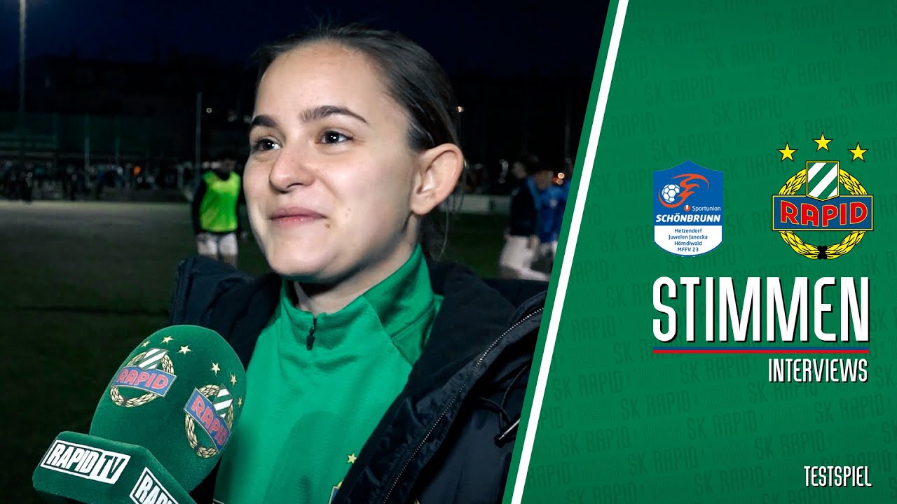 Stimmen nach dem ersten Testspiel der SK Rapid Frauen