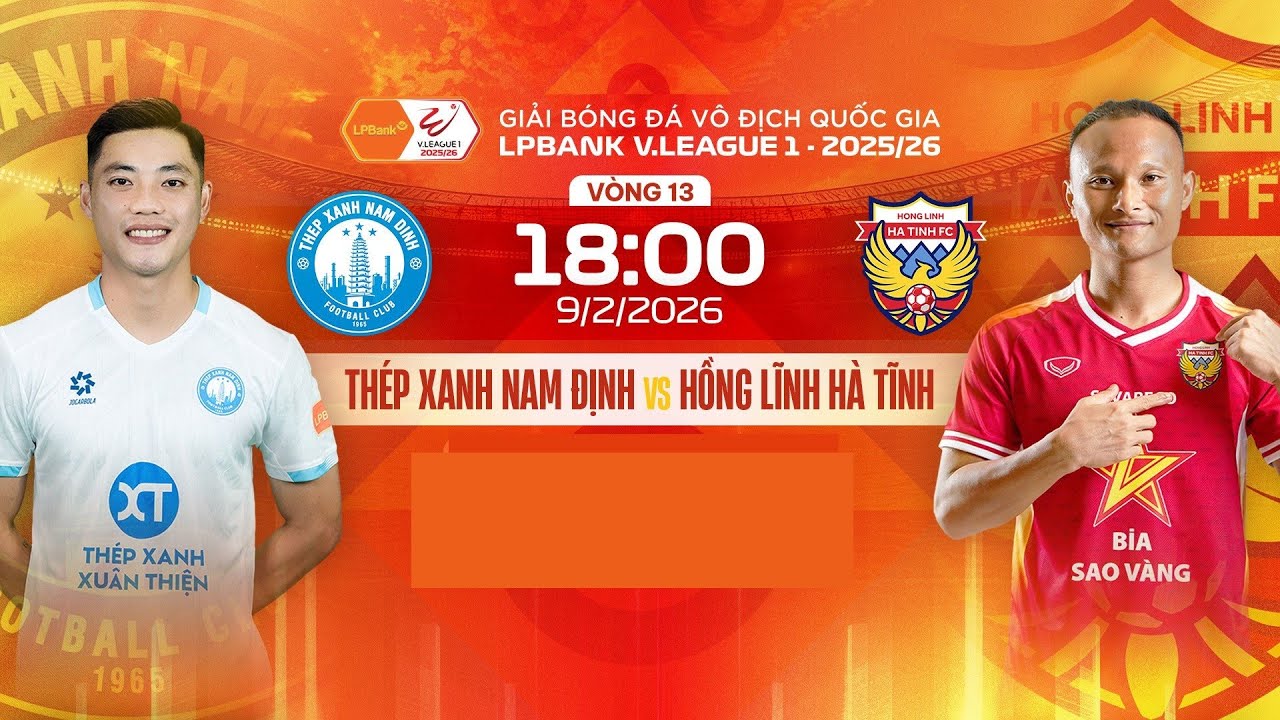 🔴Trực Tiếp Nam Định vs Hồng Lĩnh Hà Tĩnh  18h00  hôm nay |Vòng 13 LPBank V-League 2025/26
