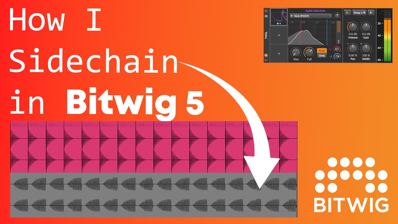 How I Sidechain In Bitwig 5 (BEST METHOD)