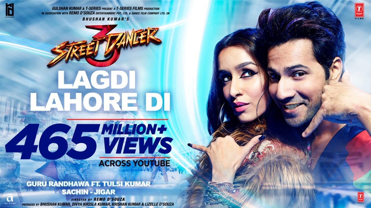 LAGDI LAHORE DI | Street Dancer 3D | Varun D, Shraddha K | Guru Randhawa, Tulsi Kumar | Sachin-Jigar