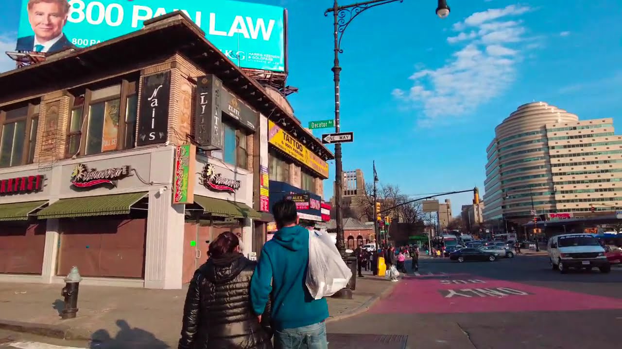 Scenes In Fordham Road, The Bronx. NYC.
