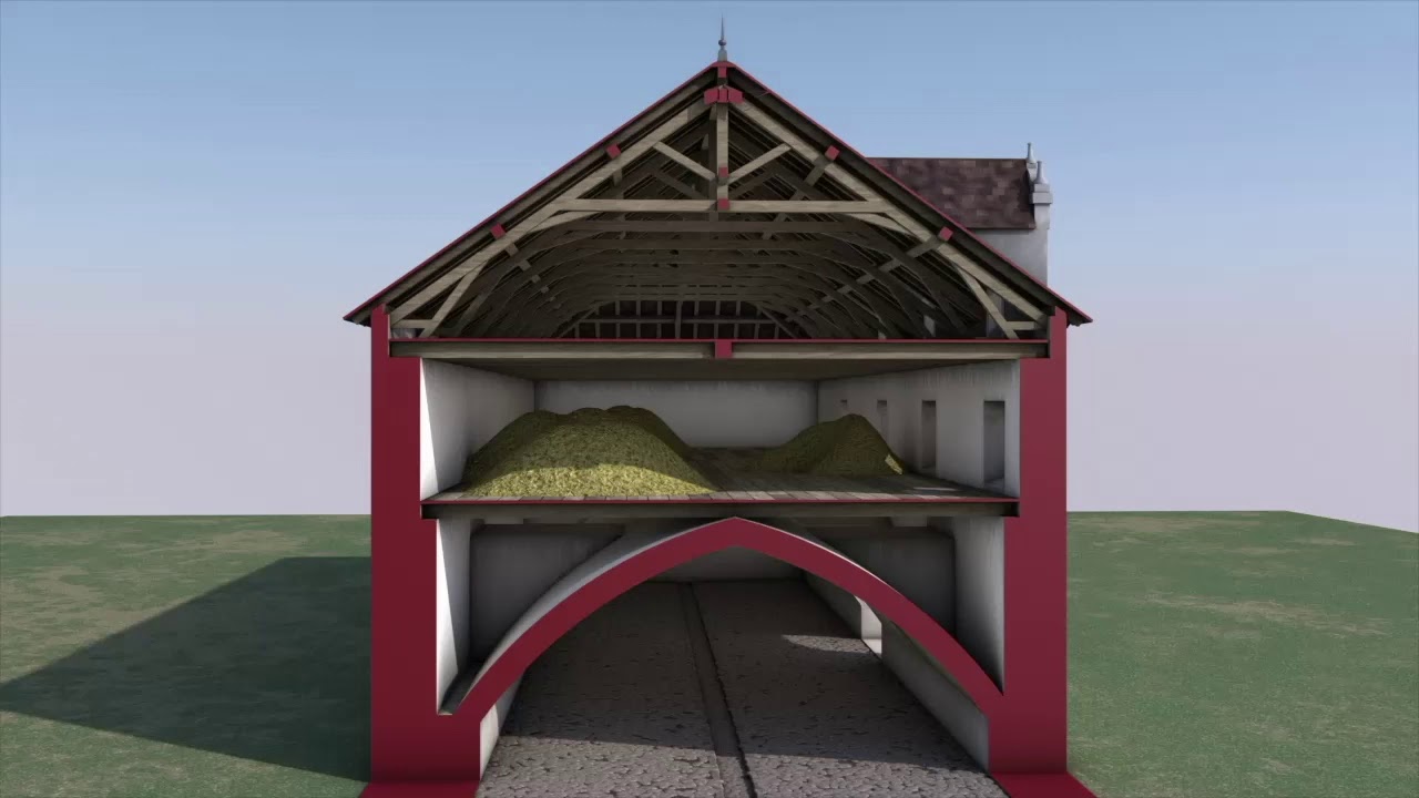 Les écuries Renaissance du château des Cars