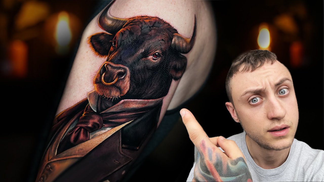 Tattooing a Bull in a Suit | 2 DAYS IN A ROW