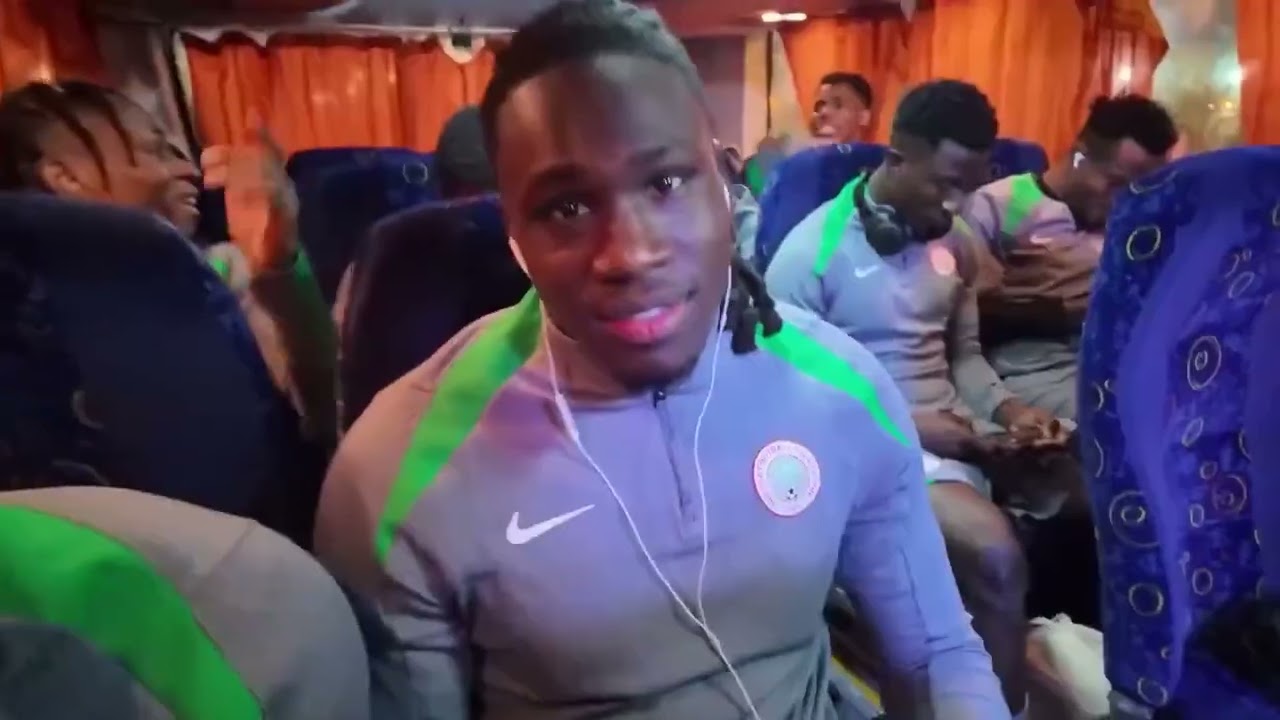 Chukwueze and Bassey brought their 'beef' from England to the AFCON camp.