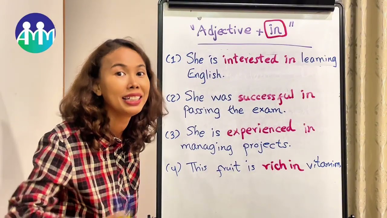 💠 “ Adjective + in “ အသုံးများသော စာလုံးများ 💠
