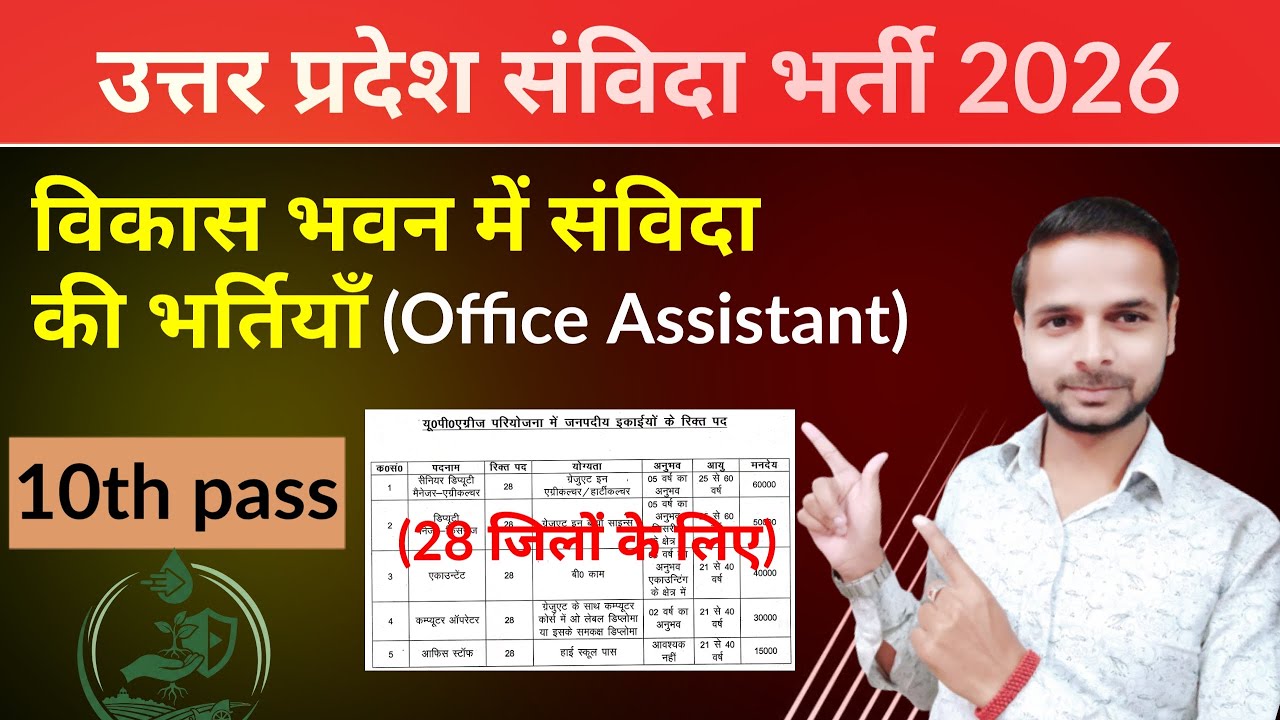 uttar pradesh samvida bharti 2026 | up fourth class samvida bharti 2026 | new universal trick