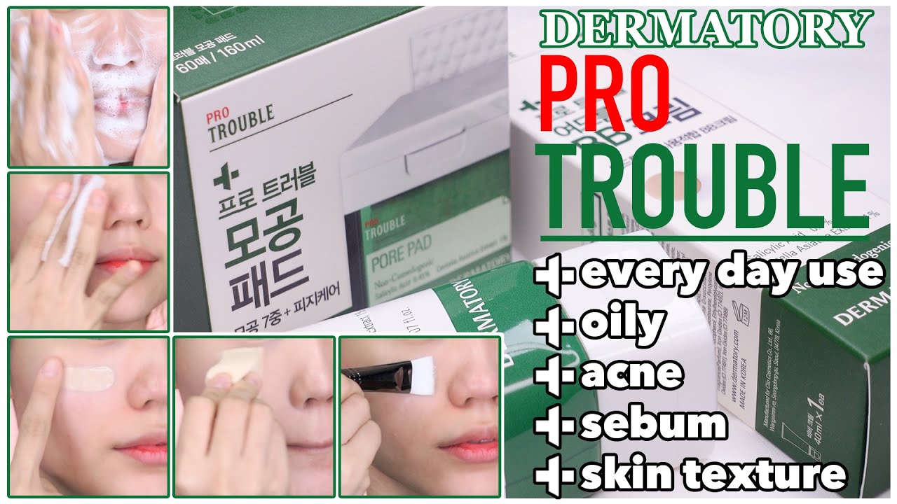 Dermatory&rsquo;s Pro Trouble Line - Skin Problems [ oily , acne , sebum , skin texture care ]