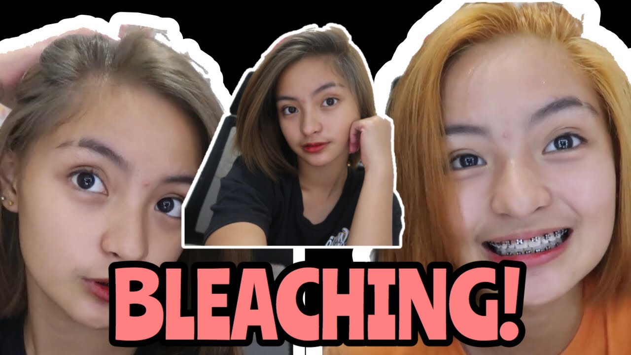 BLEACHING MY HAIR + ASH BLONDE!! | Dey Vilafuerte