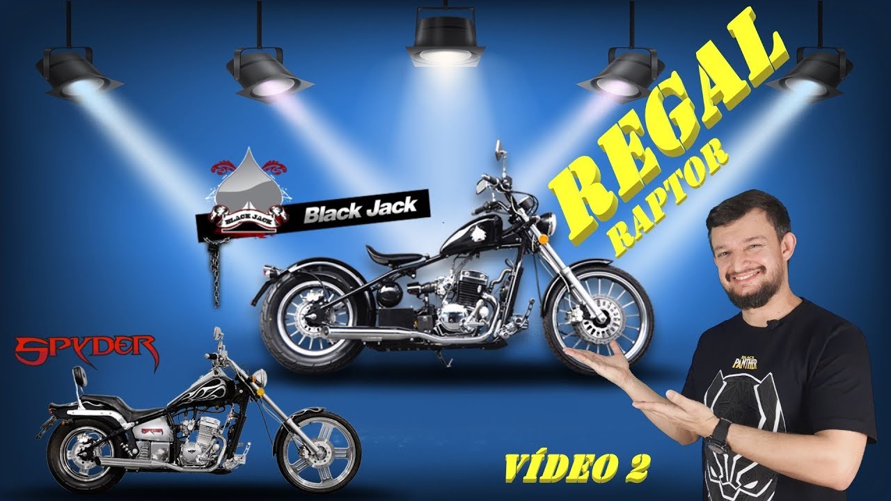 REGAL RAPTOR  Spyder e Black Jack, CUSTOM'S 320cc.