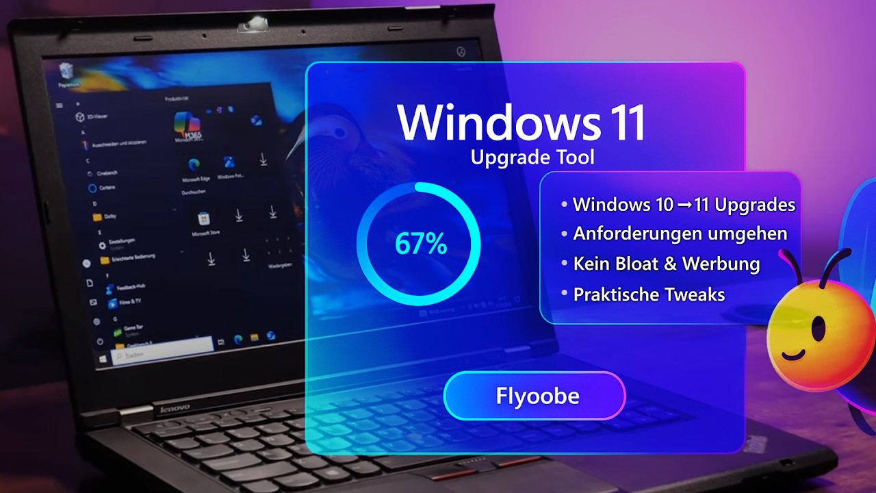 Windows 10 zu Windows 11 upgraden: Ohne Werbung, Zwang und Bloatware!