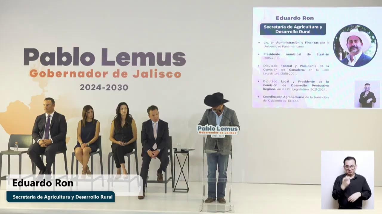 Pablo Lemus - Presentación de Gabinete -