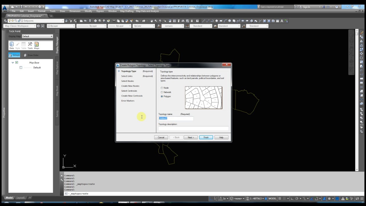 Limpieza Topológica Autocad Map 2015