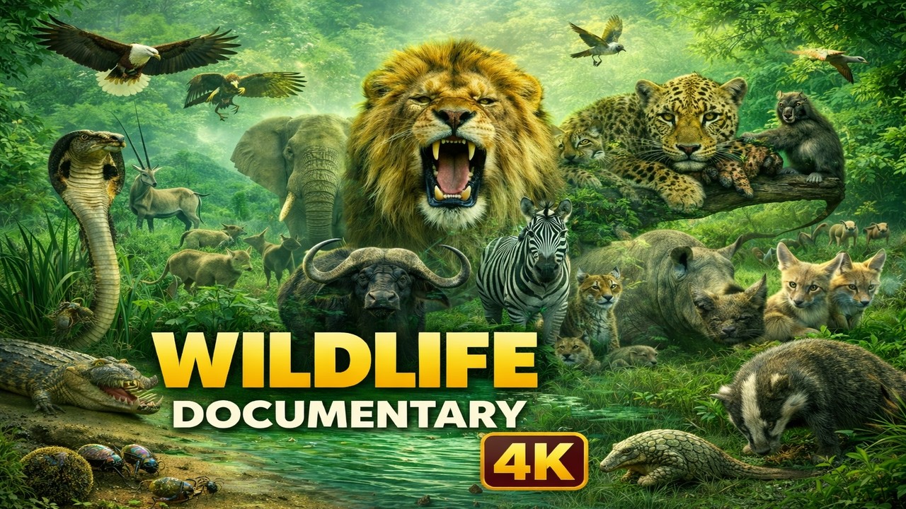 African Wildlife Documentary 4K | Lions, Cheetahs, Hyenas & Wild Savannah Life