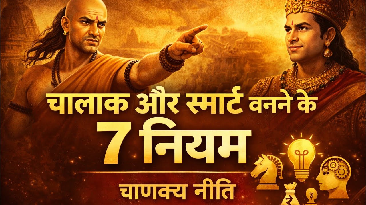 स्मार्ट और चालाक कैसे बनें? | चाणक्य नीति के 7 Rules | Life Changing Advice#video #chanakyaniti 