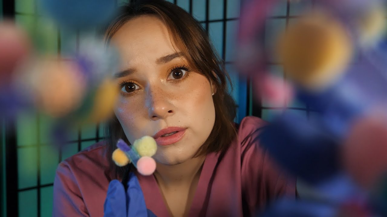 ASMR Plucking Alien Brambles from your Face 👽🌌 Layered Sounds