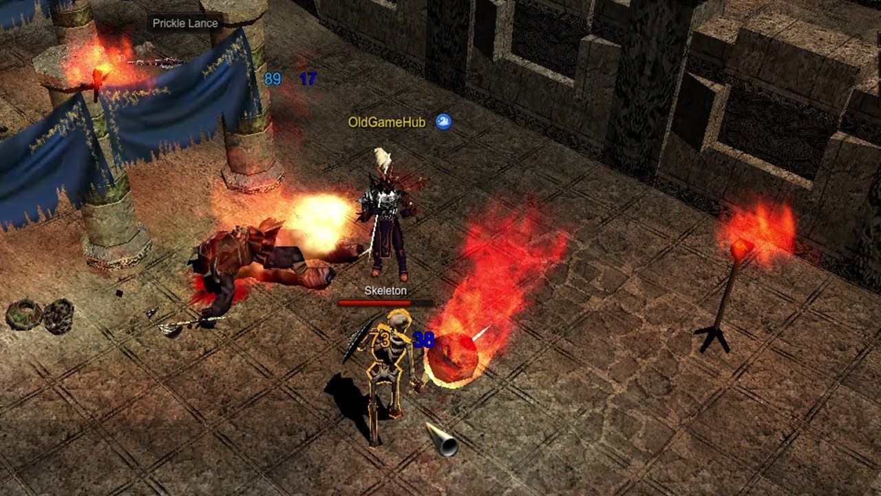 MU ONLINE Gameplay #3 - DUNGEON