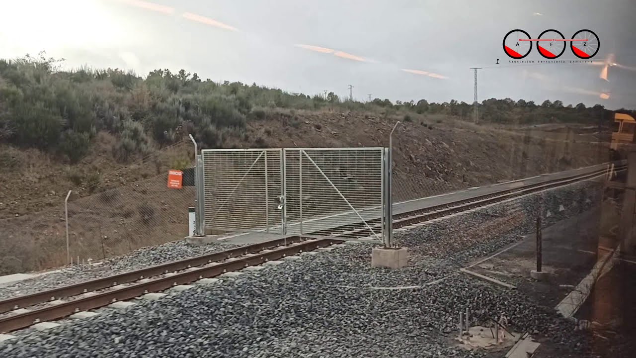 Primer viaje en Alvia por la línea de alta velocidad, desde Zamora hasta Sanabria - La Gudiña